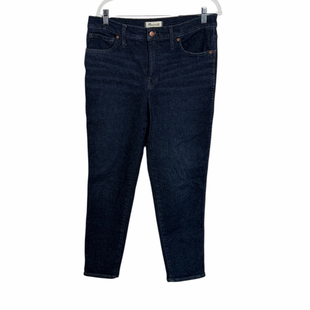 Madewell Dark Wash Mid Rise Stovepipe Jeans Size 31